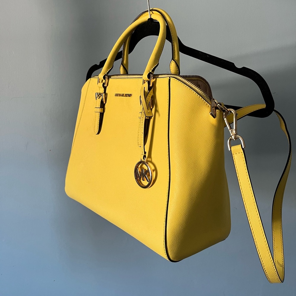Michael Kors large yellow tote